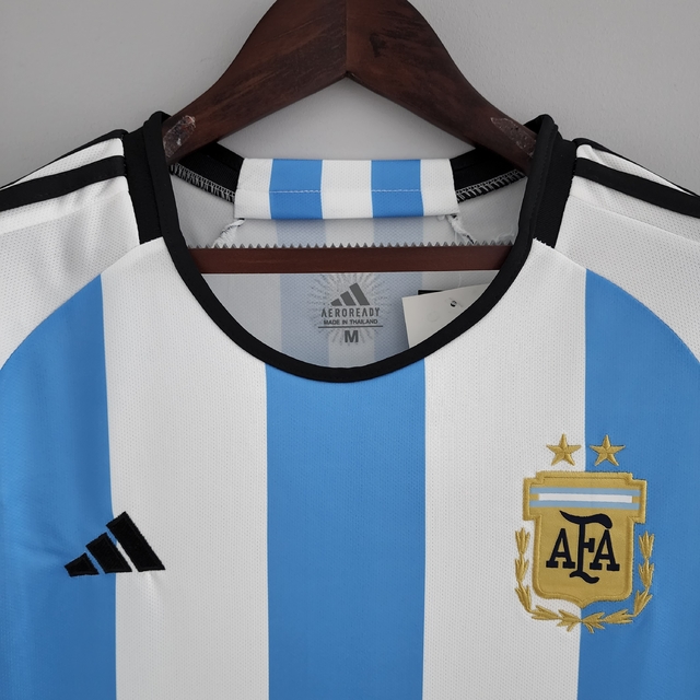 Camisa Argentina Home 2022 - Feminina - Azul