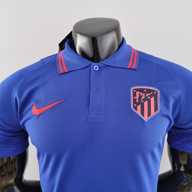 Camisa Polo Atlético de Madrid 22/23 - Azul