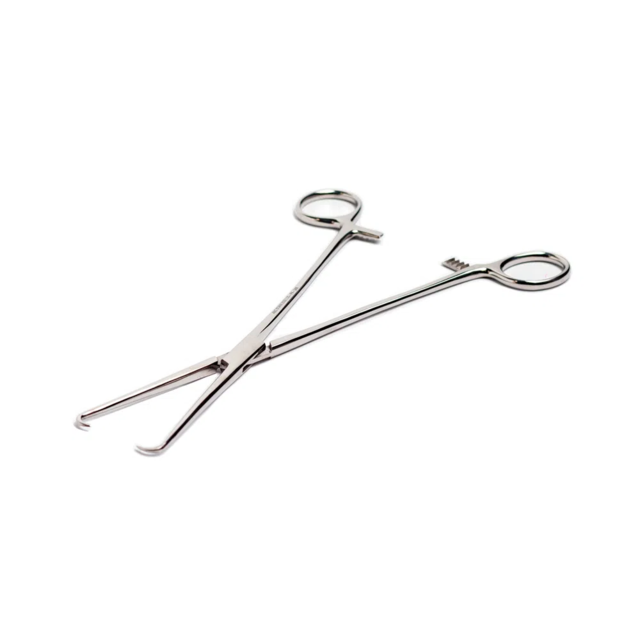 Pinça Pozzi 24cm Em Inox Para Colo Uterino ABC