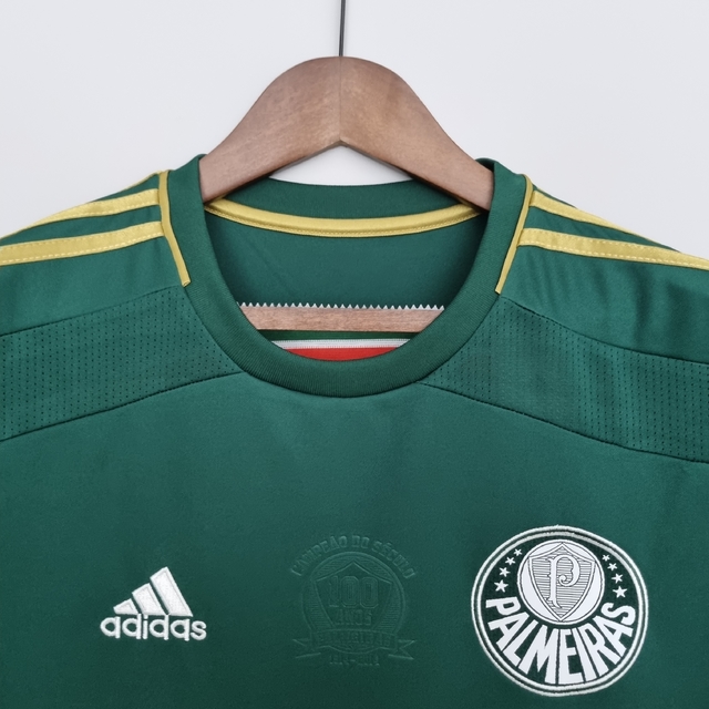 Camisa Palmeiras Centenário Retrô 14/15 Masculina - Verde Escuro
