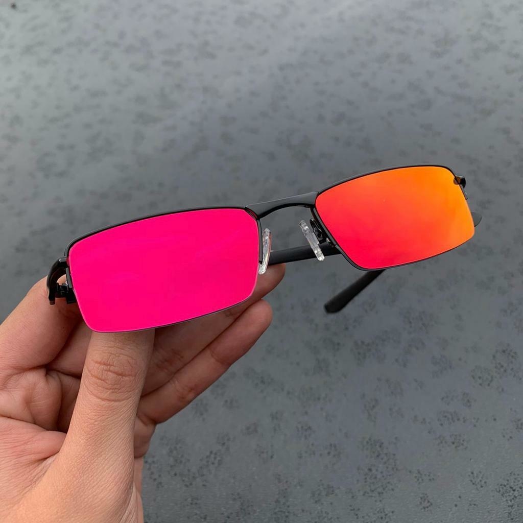 Óculos Juliet Plasma Lentes Pink Prizm - Tribo Pratas