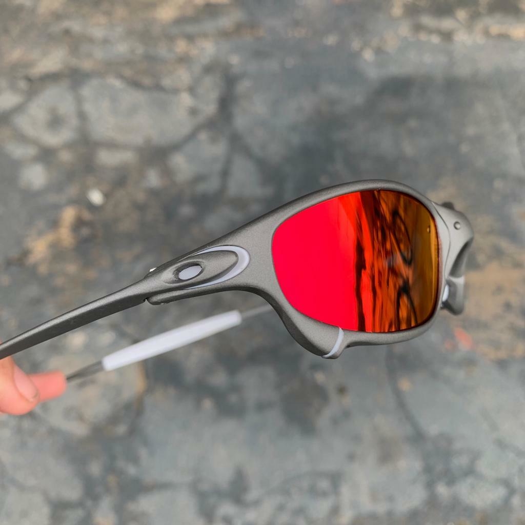 Oakley Vilão prata lentes Ruby - Mano dos Kit