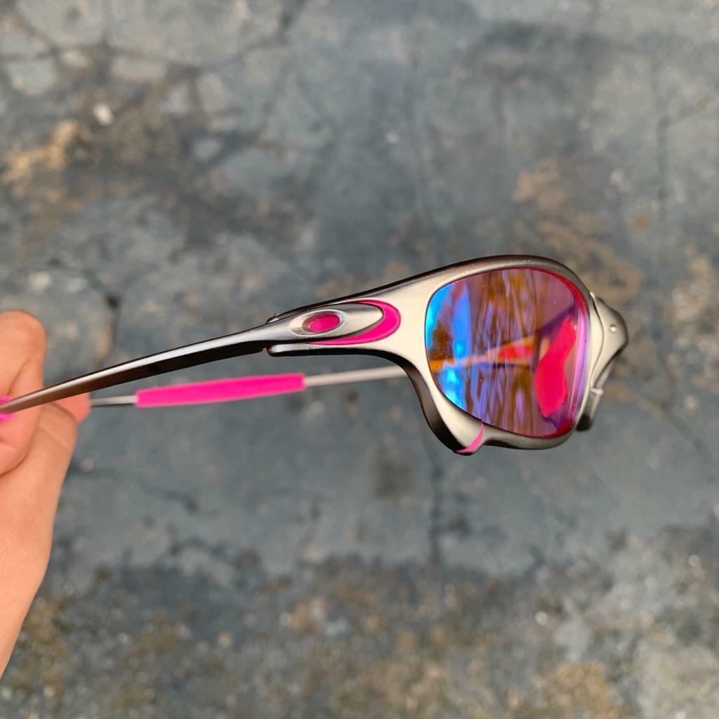 Óculos Juliet Plasma Lentes Pink Prizm - Tribo Pratas