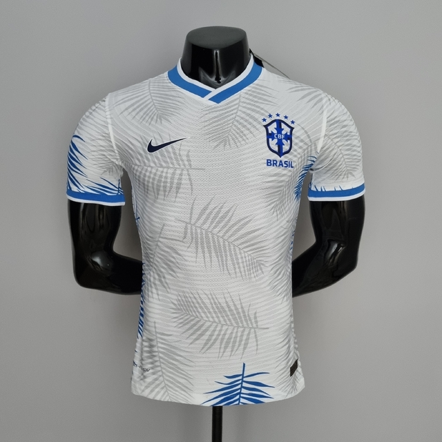 Camisa Seleção Brasileira Versão Jogador Player Branca
