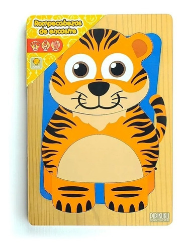 Puzzle De Madera De Animales - Intelikids Perú