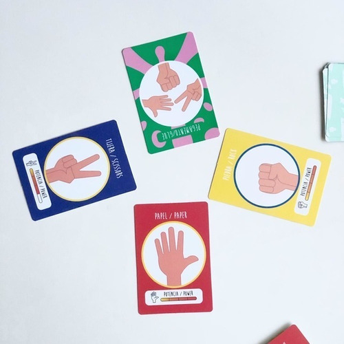 Juego Cartas ¡ Piedra, Papel O Tijera Ya ! Infantil Niños
