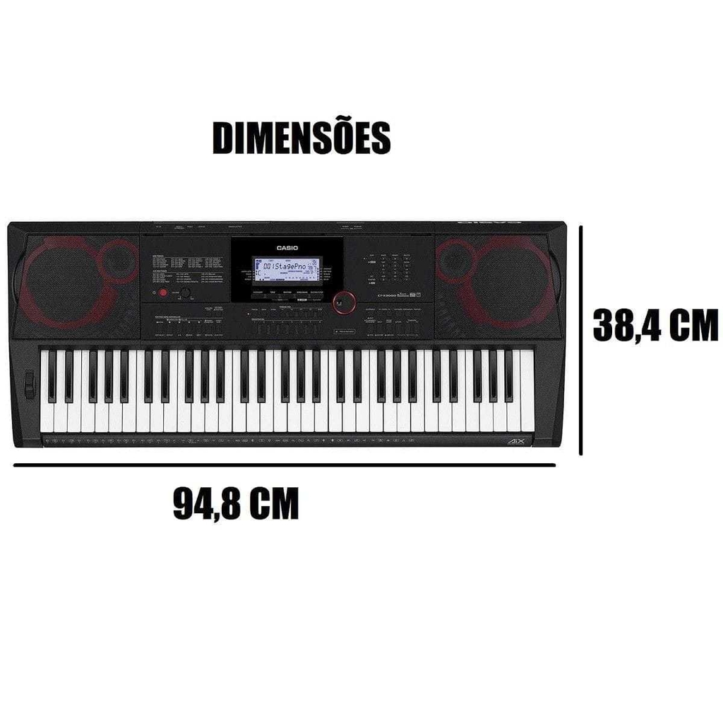 P-S500 - Descrição - Série P - Pianos - Instrumentos Musicais