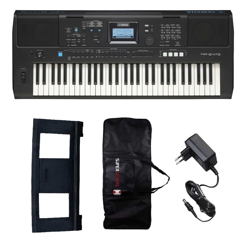 Teclado musical Yamaha PSR Series PSR-E373 61 teclas preto