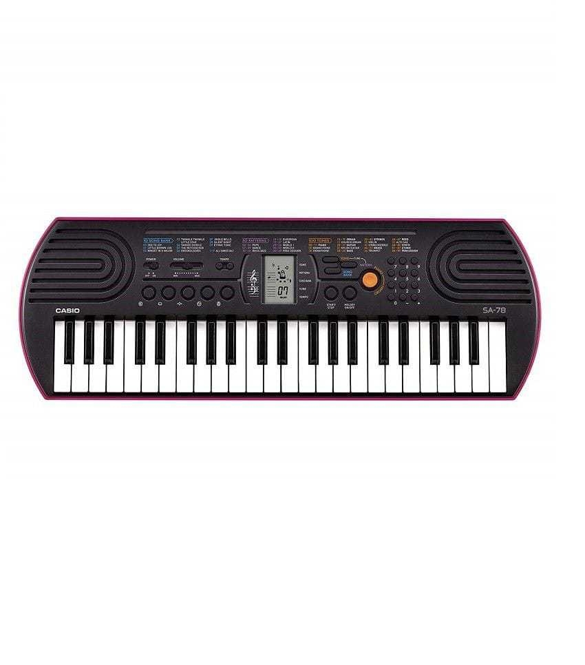 Teclado Casio Infantil sa78 44 Teclas - Casadei Instrumentos Musicais