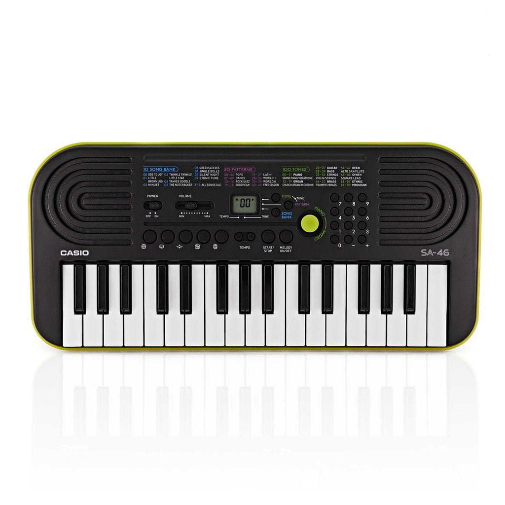 Teclado Musical Casio Infantil Sa-46 Verde é na Super Sonora!