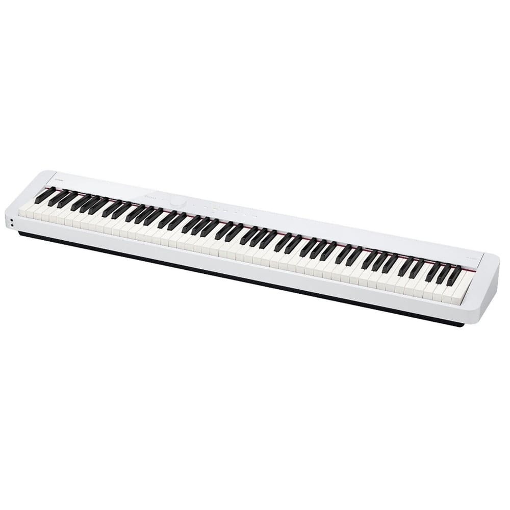 Piano Digital Casio Privia PX-S1100 Branco Kit Completo - Super Sonora