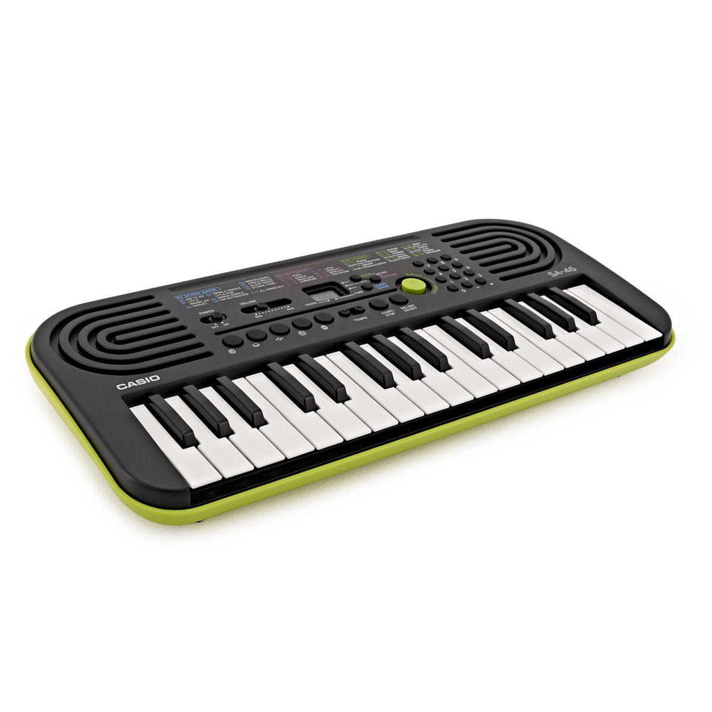 Piano Eletrônico Teclado Infantil Com Microfone Suporte Verde - Ri