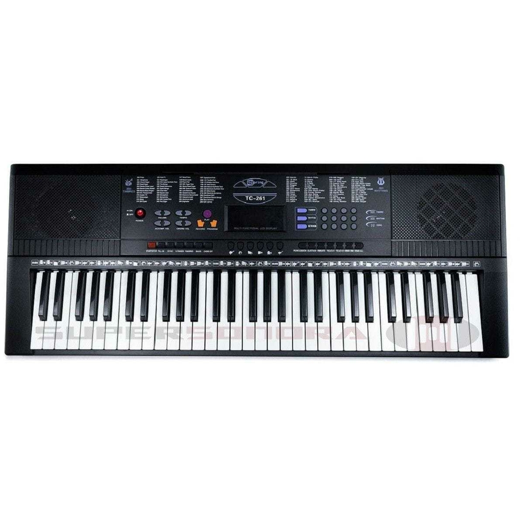 Kit Teclado Yamaha PSR-F52 61 teclas + suporte pedestal Capa