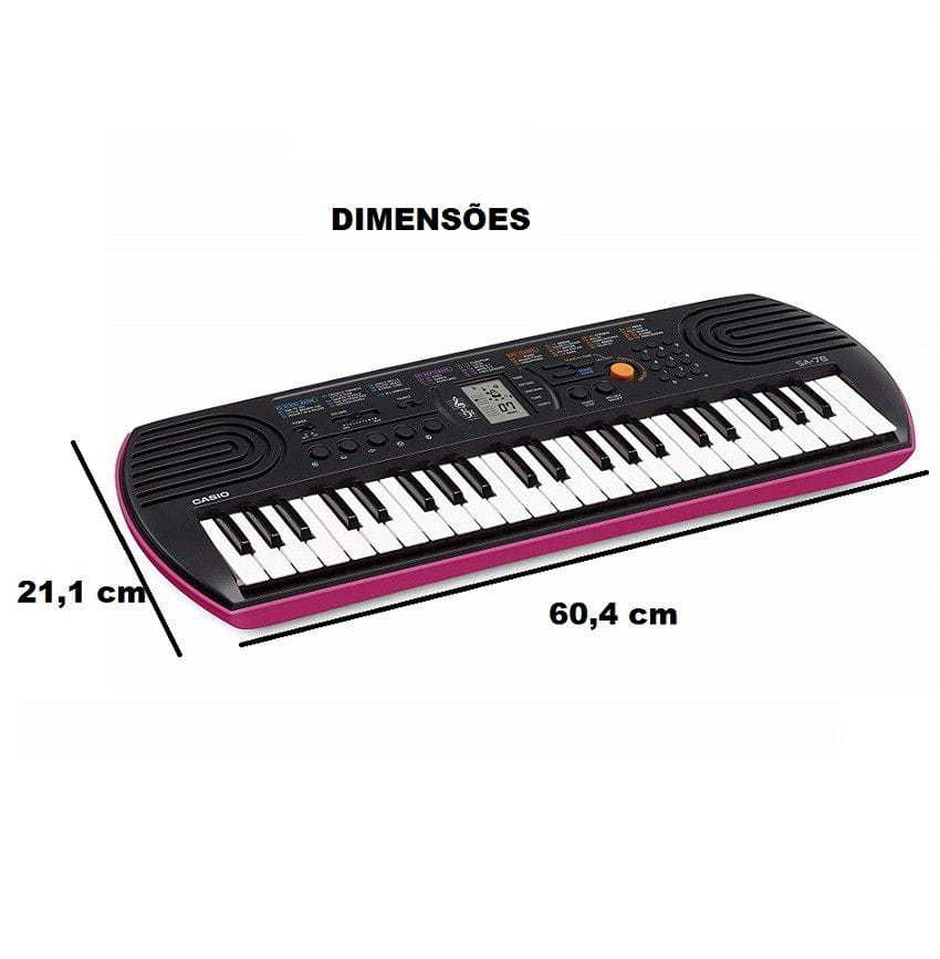 Teclado Musical Infantil Piano 8 Sons Instrumentos