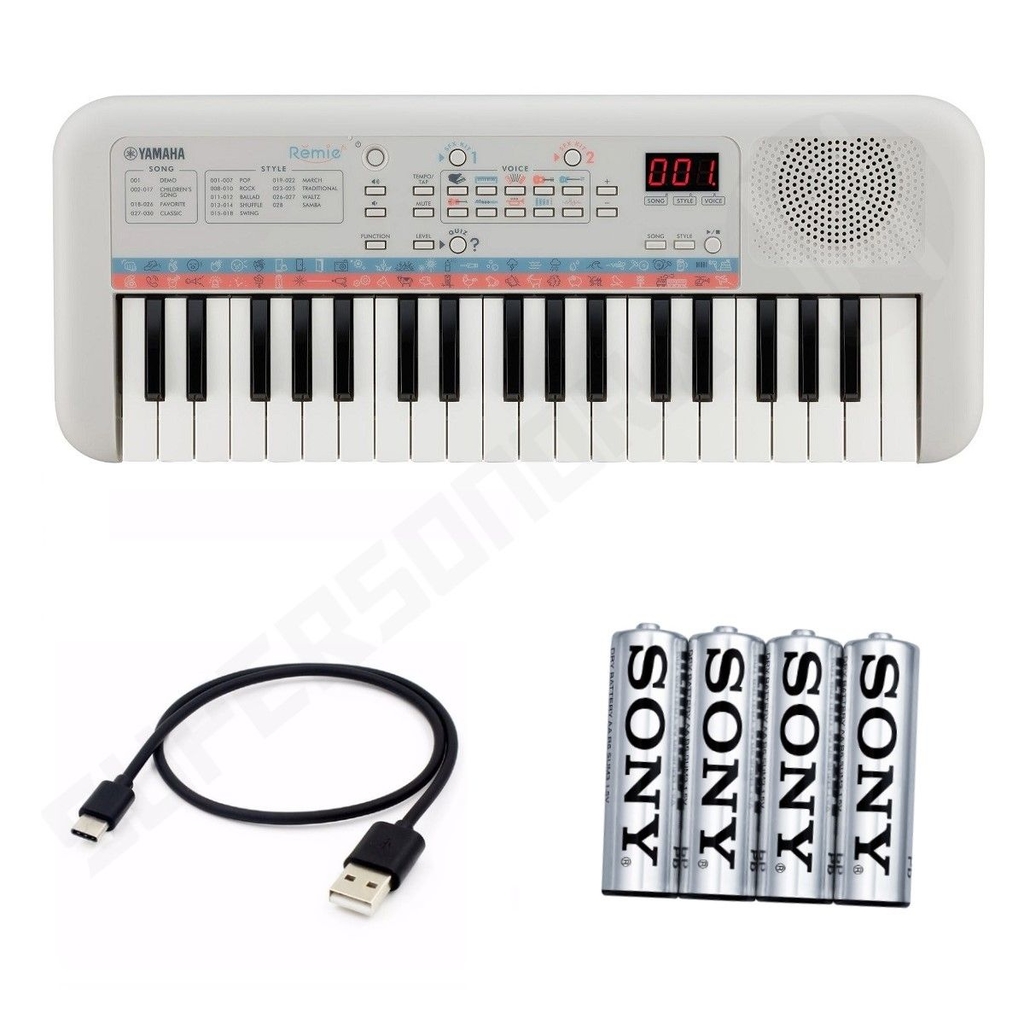 Teclado Infantil Yamaha PSS-E30 com Pilhas - Super Sonora