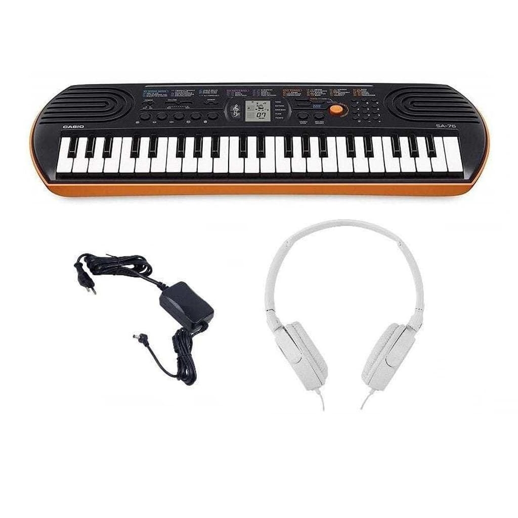 Teclado Casio Infantil Laranja Sa-76Ah2 - ELETRÔNICA PROGRESSO -  INSTRUMENTOS MUSICAIS & ÁUDIO PROFISSIONAL