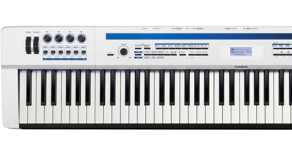 Piano Digital Casio Privia PX-S1100 Branco Kit Completo - Super Sonora