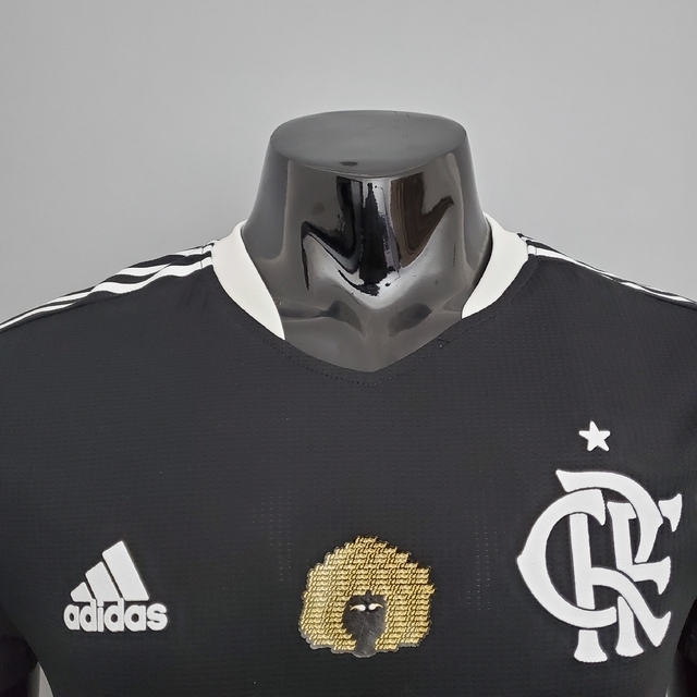 Camisa Flamengo "Excelência Negra" 2122 Jogador Adidas Masculina - Preta