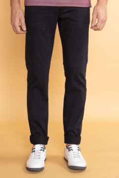 Calça Jeans PITT Elastano Fit Cinza Escuro - comprar online