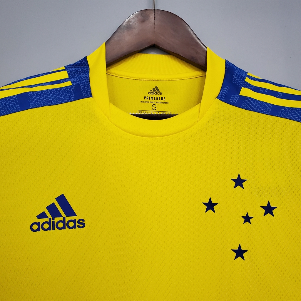 Camisa Cruzeiro Treino 21/22 Torcedor Adidas Masculina - Amarela