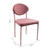 Conjunto com 2 Cadeiras de Cozinha Bella Sarja Rosa na internet