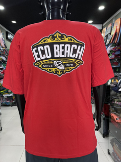 Camisa Eco Beach Plus Size Vermelha na internet