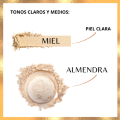 Polvo Translúcido "Tono Almendra" 30 gramos - DANIELA&PABBA COSMÉTICOS NATURALES