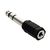 Adaptador Plug 6.3mm Macho a Mini Plug 3.5mm Hembra Nisuta NS-ADST63