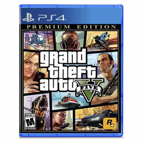 GTA V - Grand Theft Auto V Premium Online Edition Ps4 Fisico