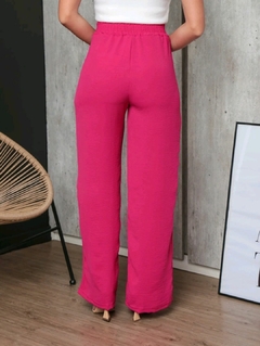 Calça Pantalona Kamile Pink - comprar online