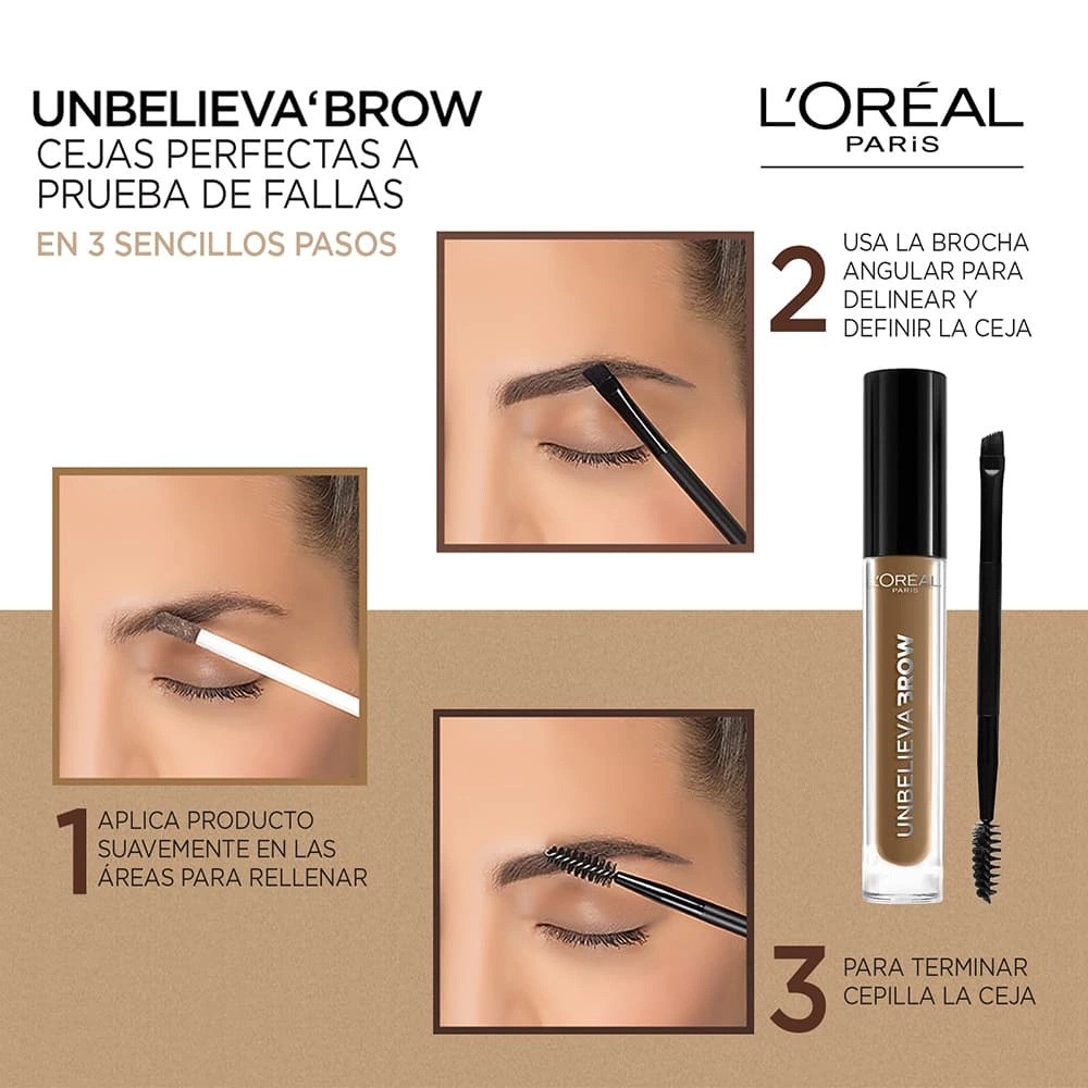 Gel de cejas Unbelieva Brow L'Oréal | Jazmín de Rosas