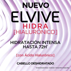 Shampoo Hidra Hialurónico Elvive L´Oréal Paris 400 ml caracteristicas