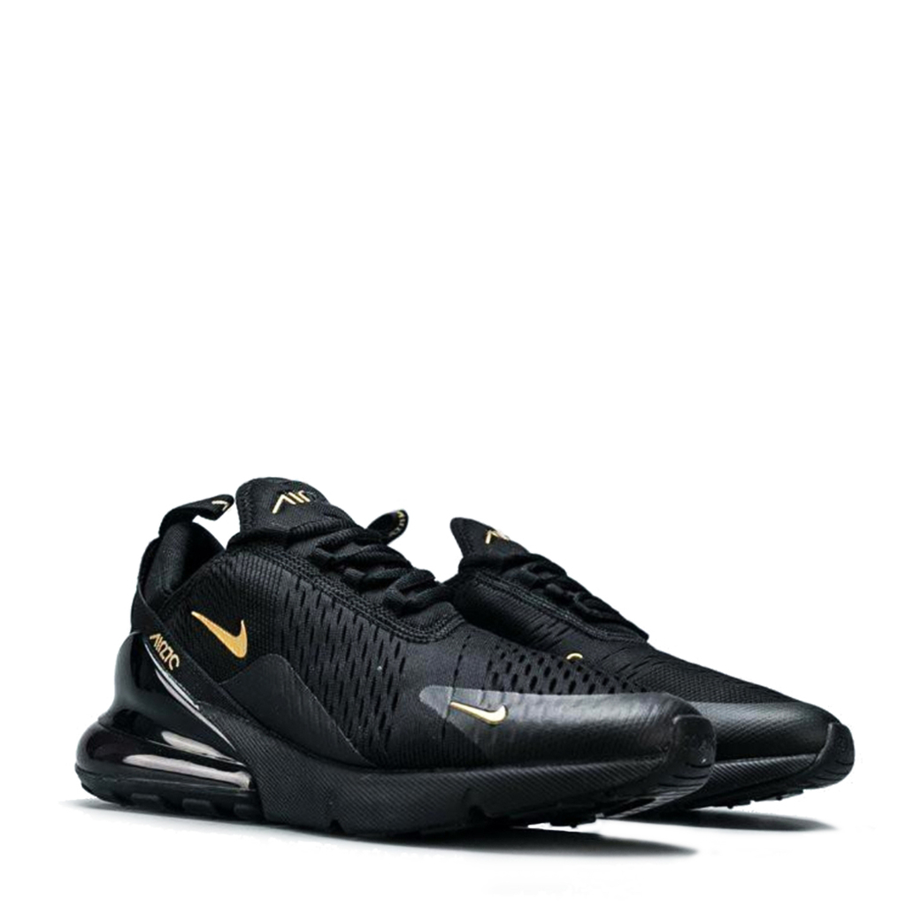 Tenis Nike Air Max 270 preto com dourado