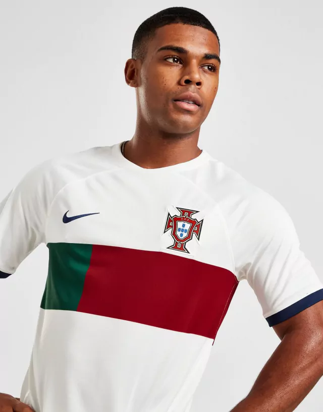 Camisa de Portugal Copa do Qatar 2022 Nike branca Seleção Portuguesa
