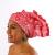 Pano Cabeça Africano vermelho