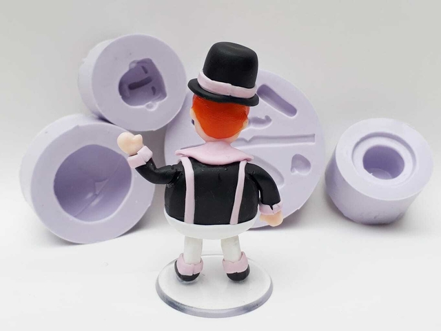 Molde de Silicone Turma Mundo Bita Completo Molde de Silicone Turma Mundo Bita Completo