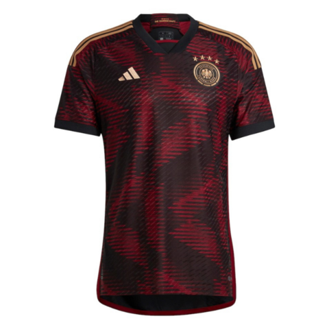 Camisa Alemanha away preto e vermelho 2022 copa do mundo - Torcedor Adidas  - Masculina