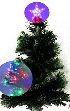 Árvore de Natal Fibra Ótica Led RGB 60cm - Led Center Árvore de Natal Fibra Ótica Led RGB 60cm - Led Center