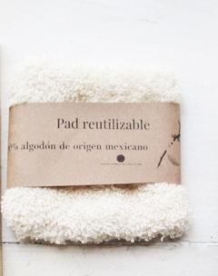 Pad reutilizable 100% algodón mexicano
