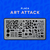 PINK MASK Placa de Stamping Art Attack #63