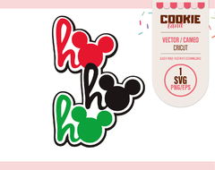 Mickey Christmas HOHOHO designs SVG files