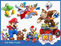 Super Mario Bros Png Clipart Digital - buy online