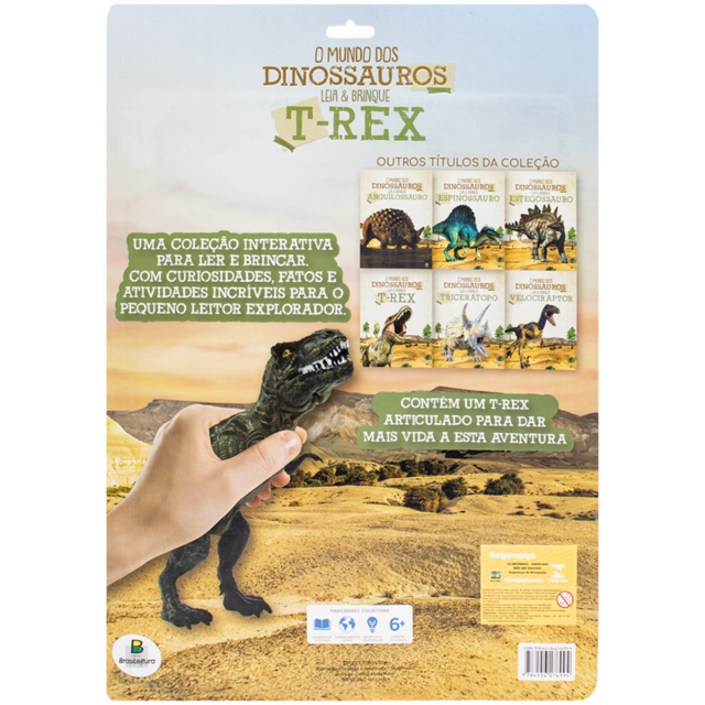 Livro Infantil Desenterre um Dinossauro: T-Rex Todo Livro 1146785 -  Papelaria Criativa