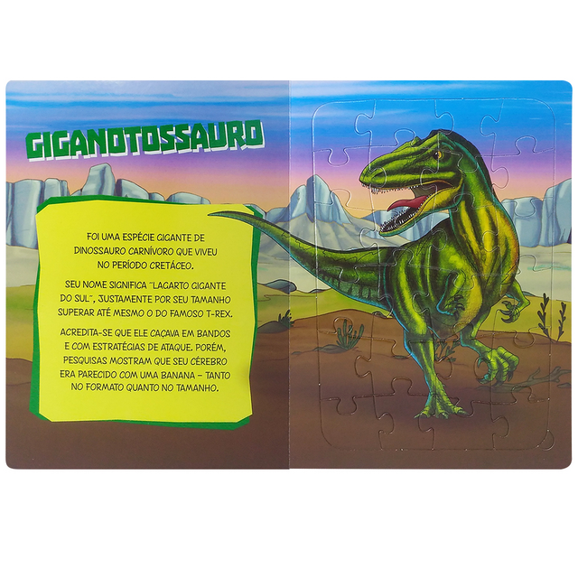 Todo Livro - Dinossauro em Quebra Cabeça