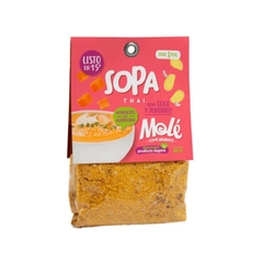 Sopa thai con coco y jengibre x 85g - "Molé"
