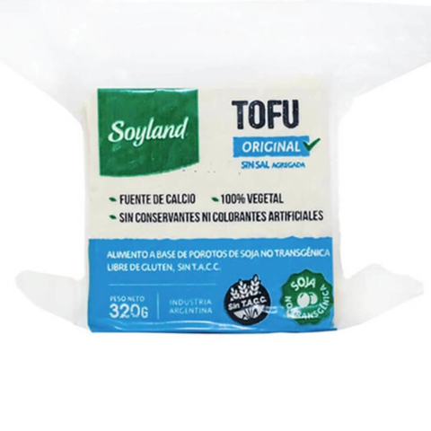 Tofu original sin sal x 320g - "Soyland"