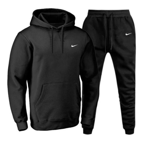 Conjunto Moletom Nike Blusa de Frio + Calça Casaco Masculino e Femini