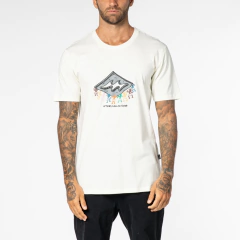 Camiseta M/C Theme Diamond Billabong Off White