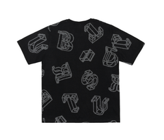 Wireframe Jacquard in Black Disturb na internet