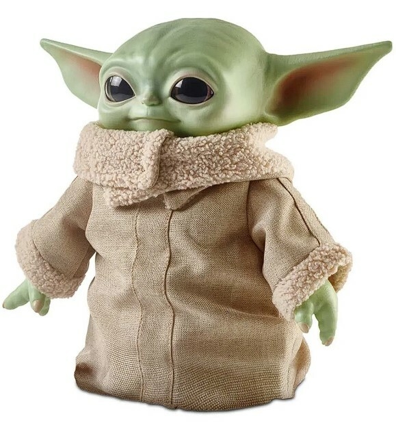 Mattel Plush Baby Yoda Star Wars The Child, Verde, 11 polegadas